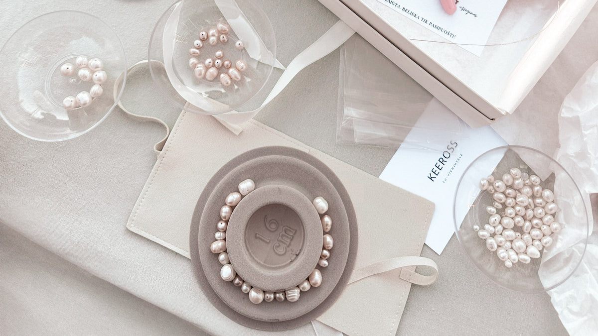 Perlų apyrankių kūrimas