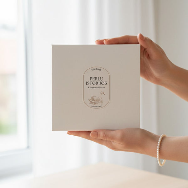 Perlų apyrankių kūrimo rinkinys DVIEMS